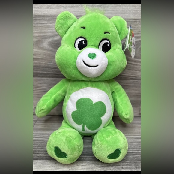 Care Bears Green Good Luck Bear Plush 2020 from Collector Special Edition 13" - Picture 15 of 15